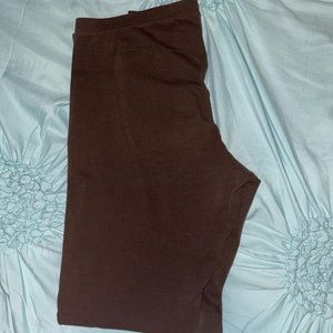 Brown leggings